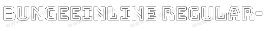 BungeeInline Regular字体转换
